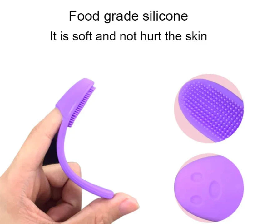 Soft Silicone Finger Face Scrubber Brush